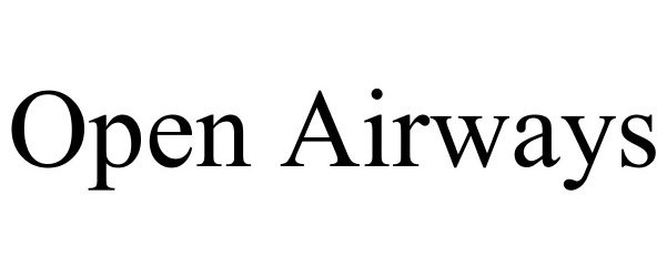 Trademark Logo OPEN AIRWAYS