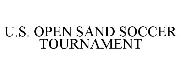  U.S. OPEN SAND SOCCER TOURNAMENT