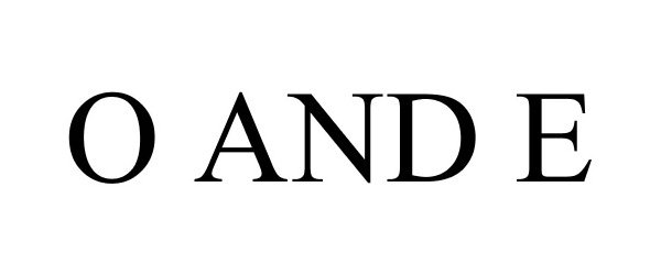 Trademark Logo O AND E