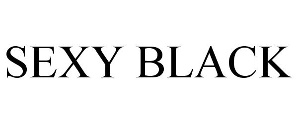 Trademark Logo SEXY BLACK