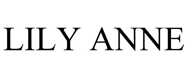 Trademark Logo LILY ANNE