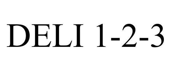 Trademark Logo DELI 1-2-3