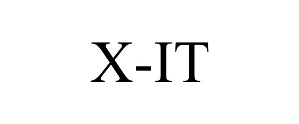 Trademark Logo X-IT