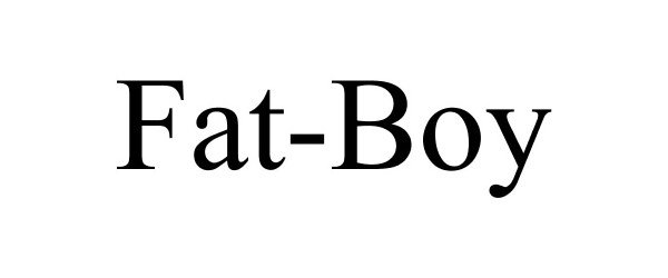 Trademark Logo FAT-BOY