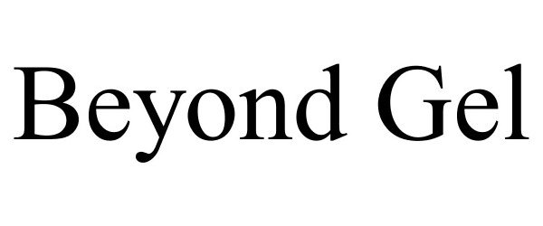 Trademark Logo BEYOND GEL