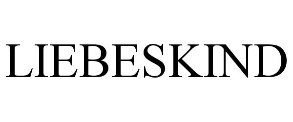Trademark Logo LIEBESKIND