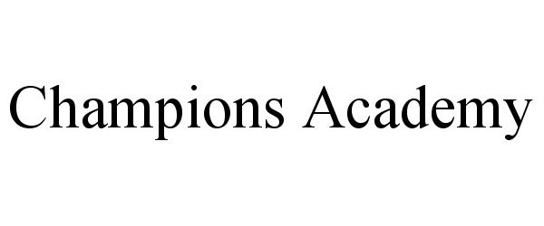 CHAMPIONS ACADEMY