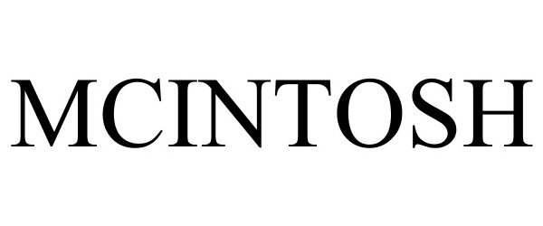 Trademark Logo MCINTOSH