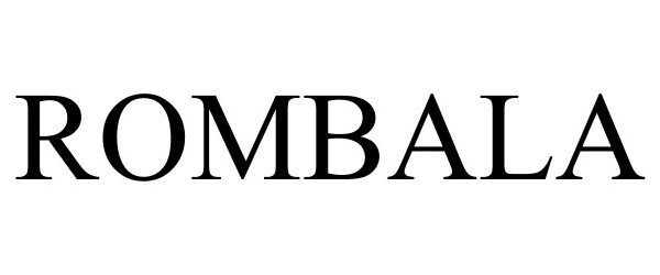 Trademark Logo ROMBALA