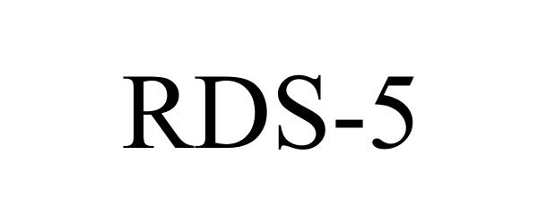 Trademark Logo RDS-5