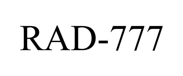 Trademark Logo RAD-777