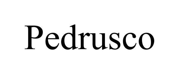 Trademark Logo PEDRUSCO