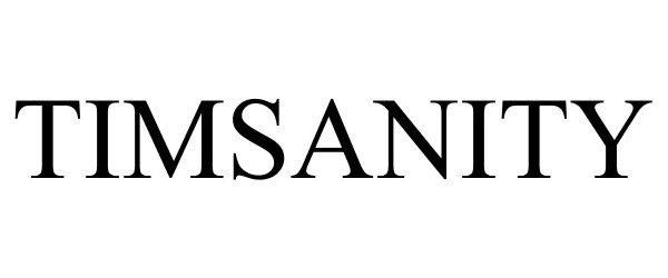 Trademark Logo TIMSANITY