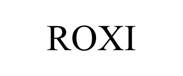 Trademark Logo ROXI