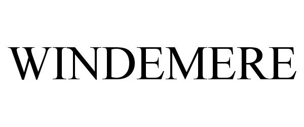 Trademark Logo WINDEMERE