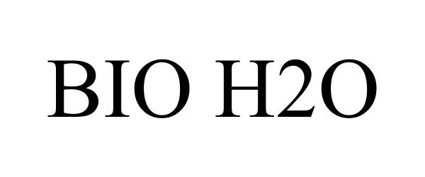 Trademark Logo BIO H2O