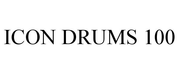  ICON DRUMS 100