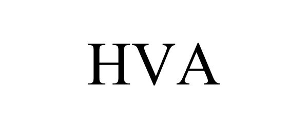 Trademark Logo HVA