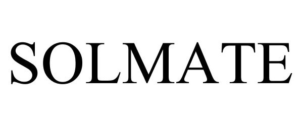 Trademark Logo SOLMATE