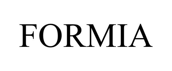 Trademark Logo FORMIA