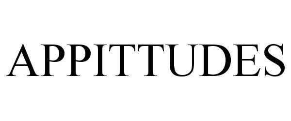 Trademark Logo APPITTUDES