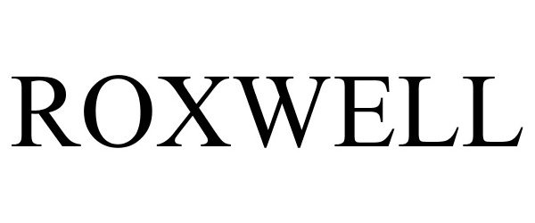 Trademark Logo ROXWELL