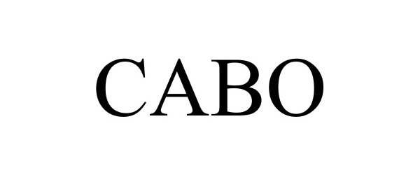 Trademark Logo CABO