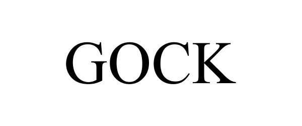 Trademark Logo GOCK