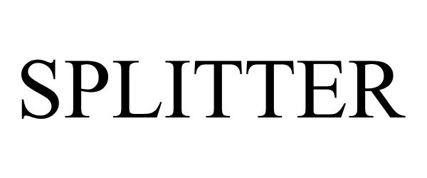 Trademark Logo SPLITTER
