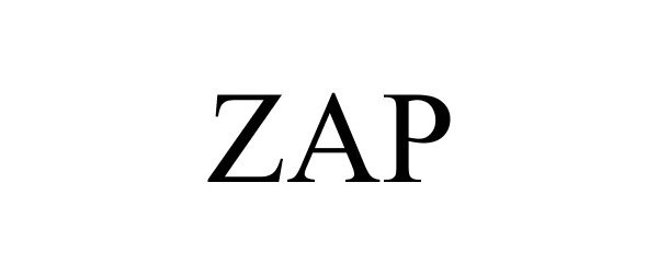 Trademark Logo ZAP