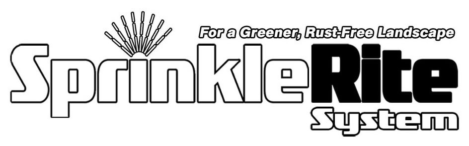 Trademark Logo SPRINKLERITE SYSTEM FOR A GREENER, RUST-FREE LANDSCAPE