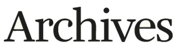 Trademark Logo ARCHIVES