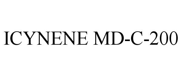 Trademark Logo ICYNENE MD-C-200