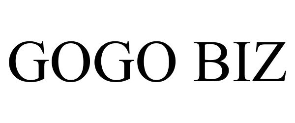 Trademark Logo GOGO BIZ