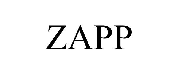 Trademark Logo ZAPP