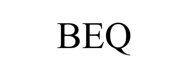 Trademark Logo BEQ