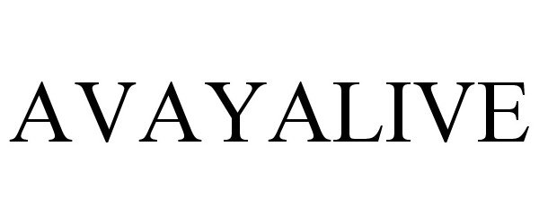 Trademark Logo AVAYALIVE
