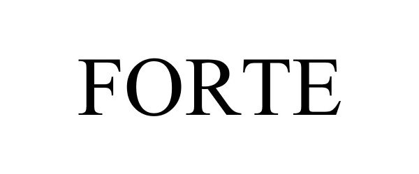 Trademark Logo FORTE
