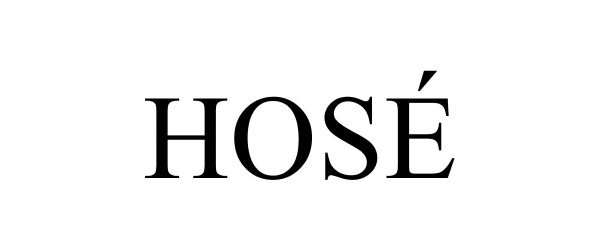 Trademark Logo HOSÃ