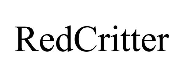 Trademark Logo REDCRITTER