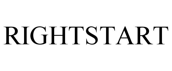 Trademark Logo RIGHTSTART