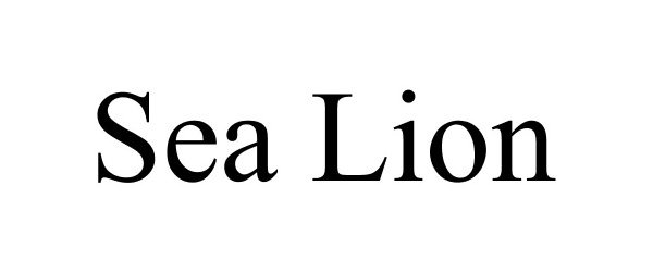 Trademark Logo SEA LION