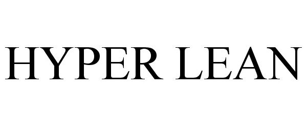 Trademark Logo HYPER LEAN