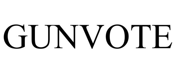 Trademark Logo GUNVOTE