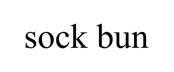 Trademark Logo SOCK BUN