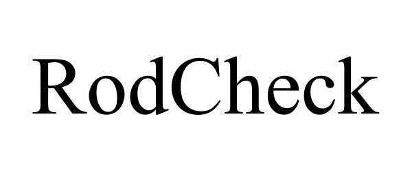 Trademark Logo RODCHECK