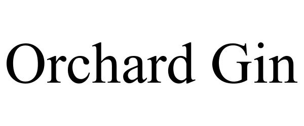 Trademark Logo ORCHARD GIN