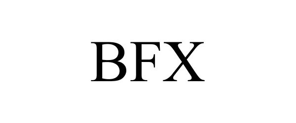 Trademark Logo BFX