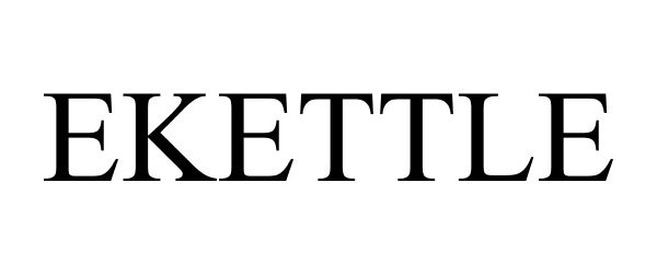 Trademark Logo EKETTLE
