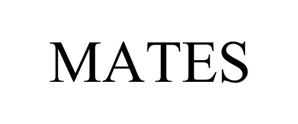 Trademark Logo MATES